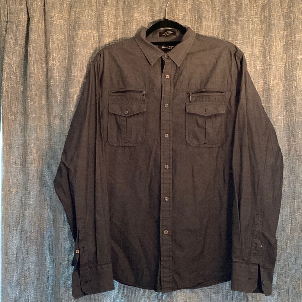Men button down long sleeve by Eight Eight size L
